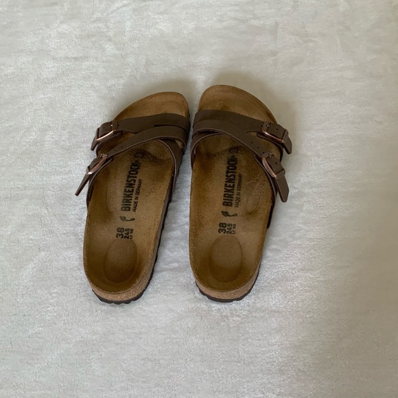 Birkenstock Shoes Birkenstock Womens Yao Birkibuc Slide Sandals Poshmark
